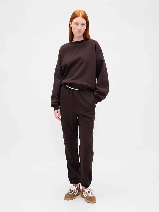 Vintagesoft Sweatshirt med kileformet snitt og rund hals