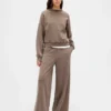 Vintagesoft Sweatshirt med kileformet snitt og rund hals