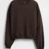 Vintagesoft Sweatshirt med kileformet snitt og rund hals