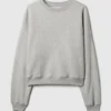 Vintagesoft Sweatshirt med kileformet snitt og rund hals