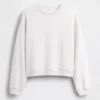 Vintagesoft Sweatshirt med kileformet snitt og rund hals