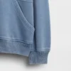 Vintagesoft-sweatshirt med rund hals og lomme for barn