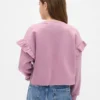 Vintagesoft-sweatshirt med volanger for barn