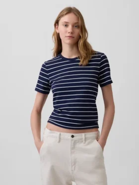 Vintagesoft-T-skjorte i økologisk bomull