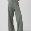 Vintagesoft Terry-joggebukse med vide ben