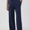 Vintagesoft Terry-joggebukse med vide ben