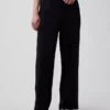 Vintagesoft Terry-joggebukse med vide ben