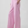 Vintagesoft Terry-joggebukse med vide ben