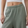 Vintagesoft Terry-joggebukse med vide ben