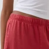 Vintagesoft Terry-joggebukse med vide ben
