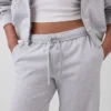 Vintagesoft Terry-joggebukse med vide ben