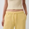 Vintagesoft Terry-joggebukse med vide ben