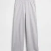 Vintagesoft Terry-joggebukse med vide ben