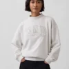 Vintagesoft Terry Oversized Mockneck Logo-genser