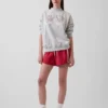 Vintagesoft Terry Oversized Mockneck Logo-genser