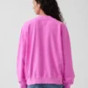 Vintagesoft Terry Oversized Mockneck Logo-genser