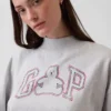 Vintagesoft Terry Oversized Mockneck Logo-genser