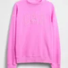 Vintagesoft Terry Oversized Mockneck Logo-genser