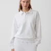 Vintagesoft Terry oversized polosweatshirt
