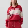 Vintagesoft Terry oversized polosweatshirt