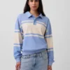 Vintagesoft Terry oversized polosweatshirt
