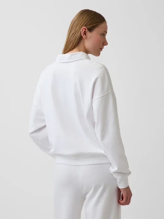 Vintagesoft Terry oversized polosweatshirt