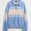 Vintagesoft Terry oversized polosweatshirt