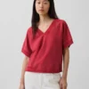 Vintagesoft Terry Oversized V-hals-genser