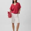 Vintagesoft Terry Oversized V-hals-genser