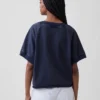 Vintagesoft Terry Oversized V-hals-genser