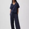 Vintagesoft Terry Oversized V-hals-genser
