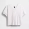 Vintagesoft Terry Oversized V-hals-genser