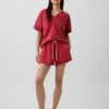 Vintagesoft Terry Oversized V-hals-genser