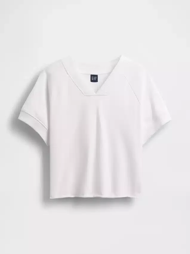 Vintagesoft Terry Oversized V-hals-genser