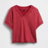 Vintagesoft Terry Oversized V-hals-genser