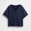 Vintagesoft Terry Oversized V-hals-genser