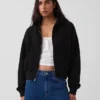 Vintagesoft Terry Oversized Wedge Zip-hettegenser