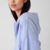 Vintagesoft Terry Oversized Wedge Zip-hettegenser