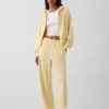 Vintagesoft Terry Oversized Wedge Zip-hettegenser