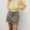 Vintagesoft Terry Oversized Wedge Zip-hettegenser