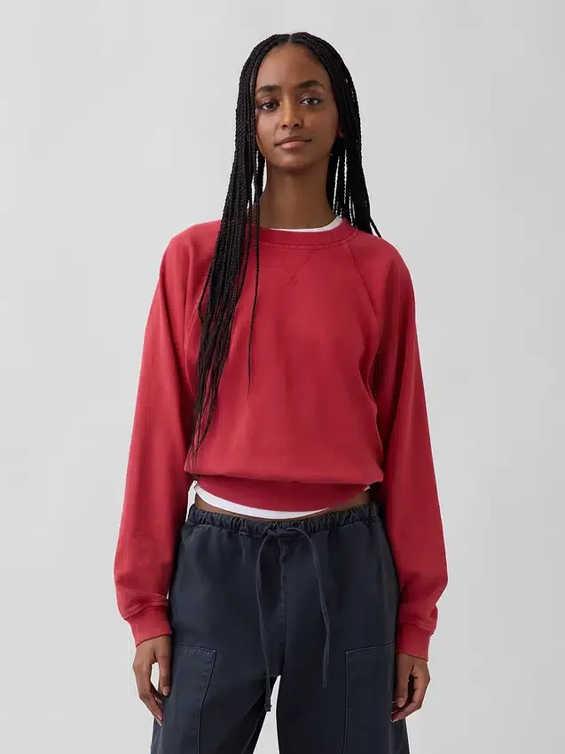 Vintagesoft Terry Raglan-genser