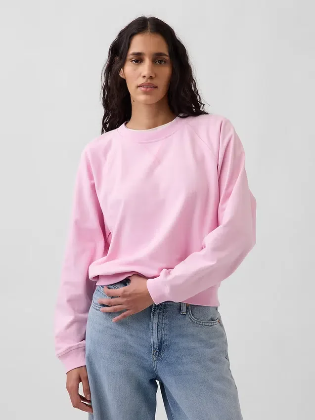 Vintagesoft Terry Raglan-genser