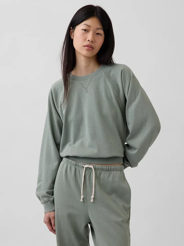 Vintagesoft Terry Raglan-genser