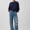 Vintagesoft Terry Raglan-genser
