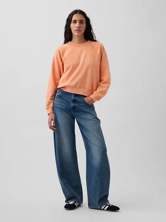 Vintagesoft Terry Raglan-genser