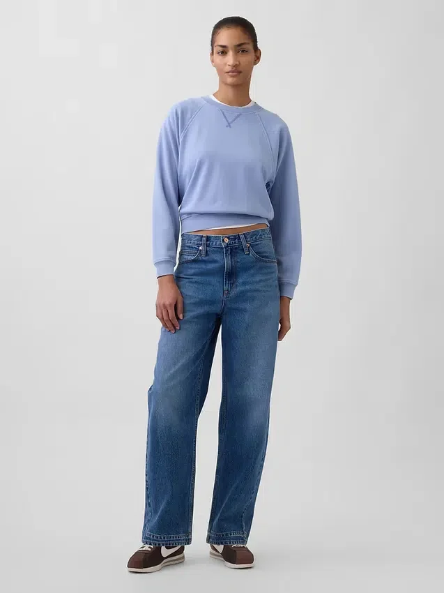 Vintagesoft Terry Raglan-genser