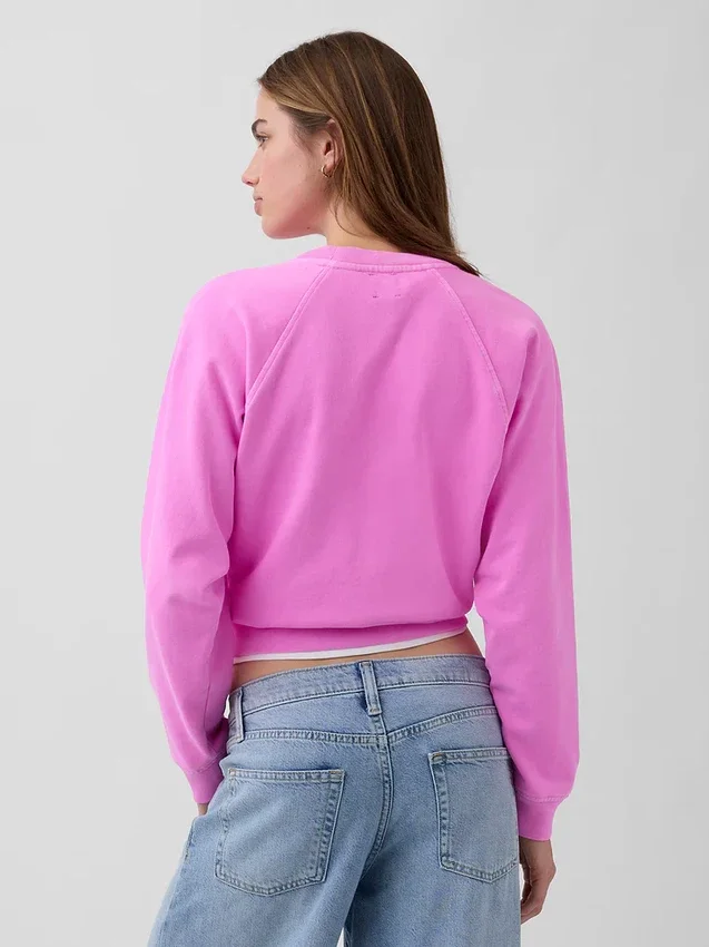 Vintagesoft Terry Raglan-genser