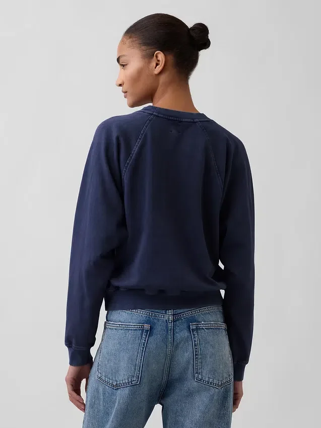 Vintagesoft Terry Raglan-genser