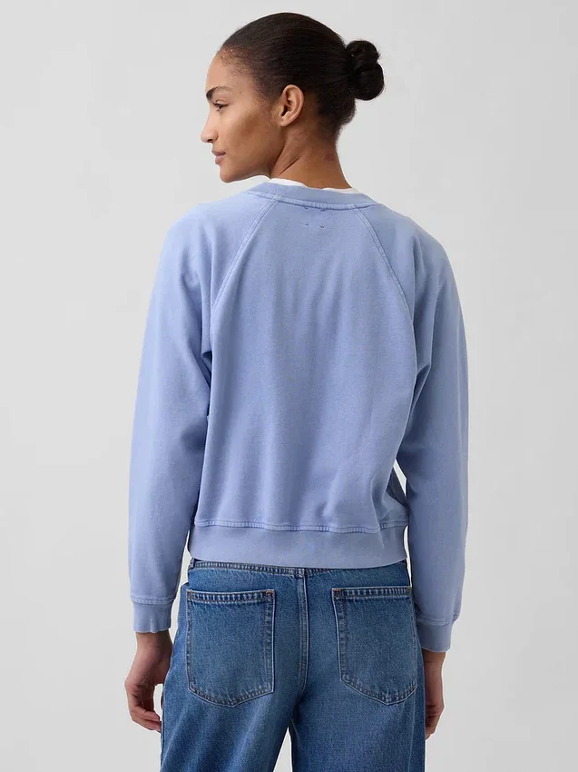 Vintagesoft Terry Raglan-genser