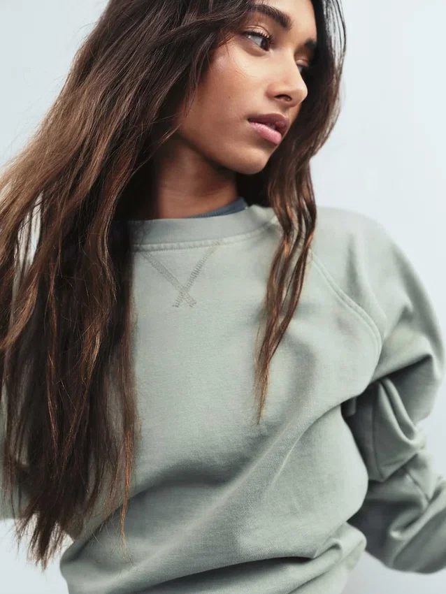 Vintagesoft Terry Raglan-genser